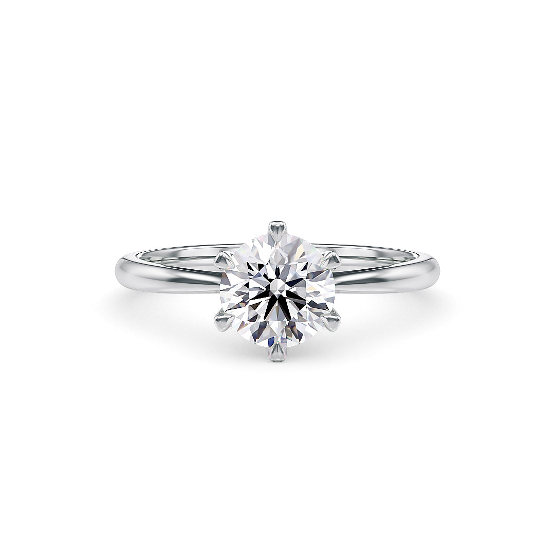 Stellini Diamonds Bella Verlobungsring aus Weißgold mit 0,50 Karat Labordiamant und IGI-Zertifikat, eleganter Ehering.