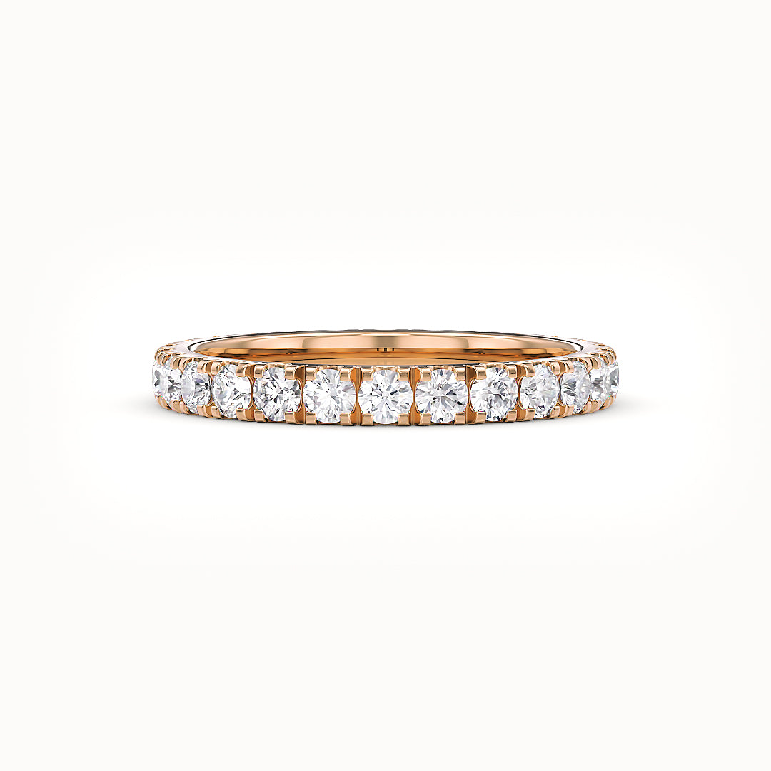 Stellini Diamonds Roma Ring Roségold mit 2,50 mm Labordiamant und IGI-Zertifikat, eleganter Damenring.