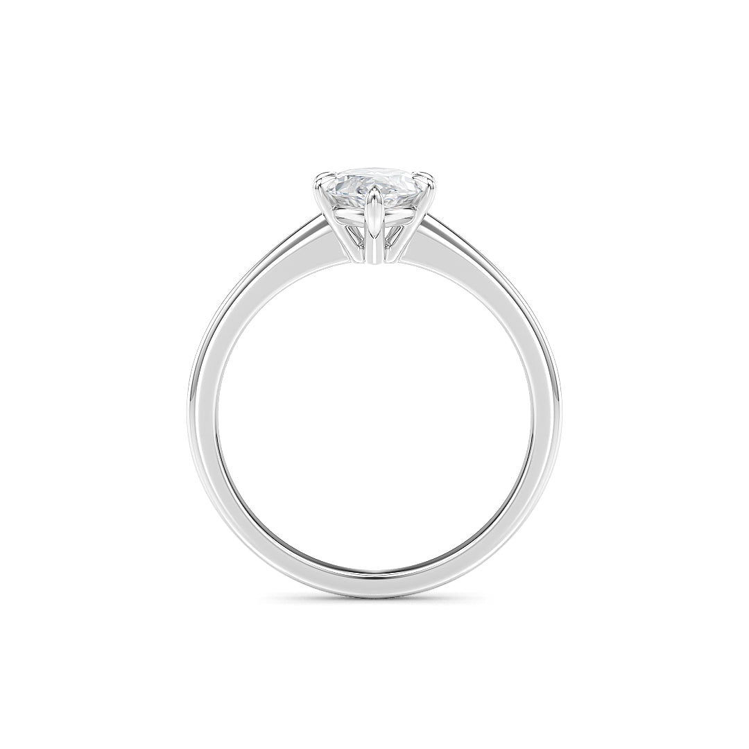 Gianna Verlobungsring aus Weißgold von Stellini Diamonds mit 1,00 Karat Labordiamant und IGI-Zertifikat.