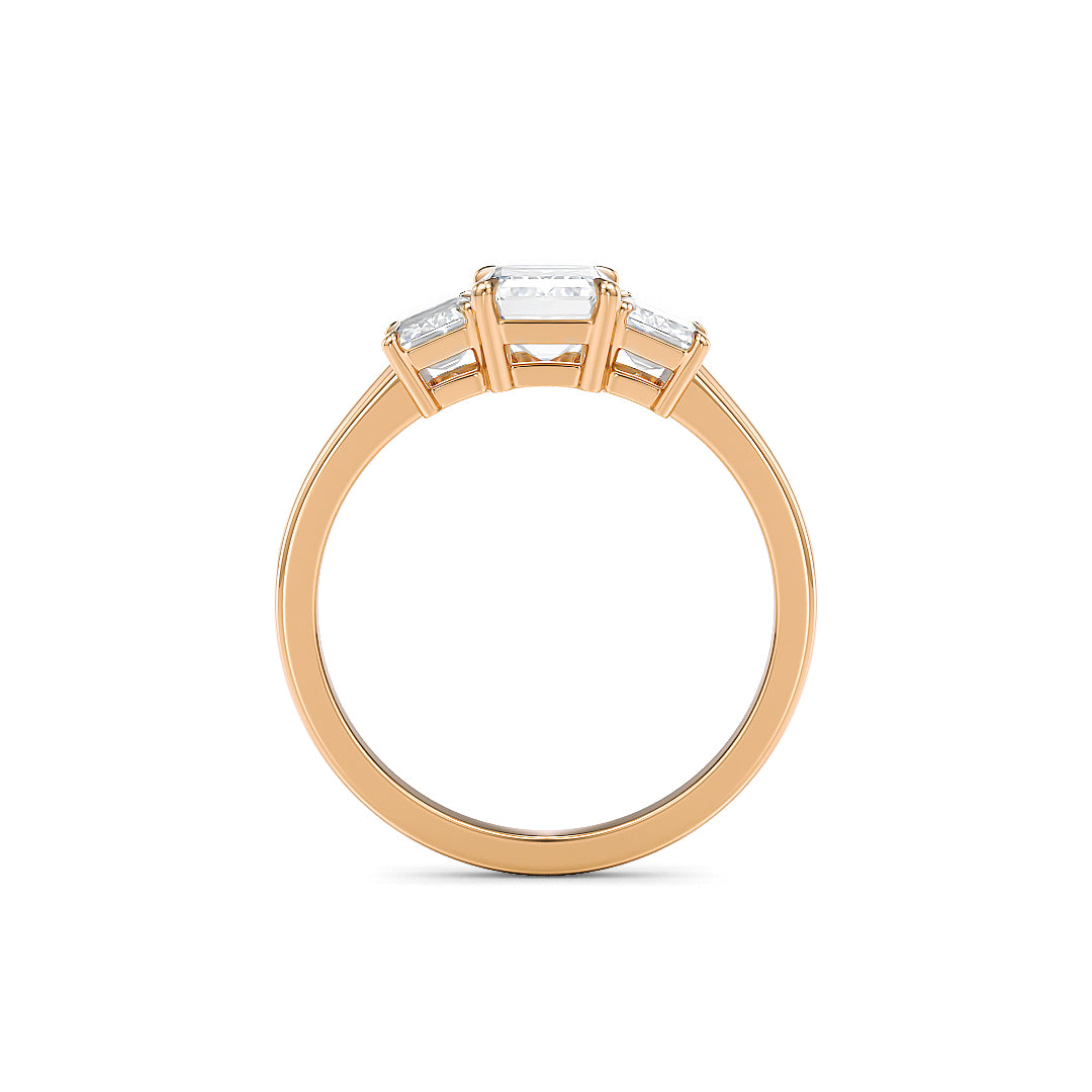 Stellini Diamonds Amore Verlobungsring aus Roségold mit 2,0 Karat Labordiamant und IGI-Zertifikat, elegante Schmuckkreation