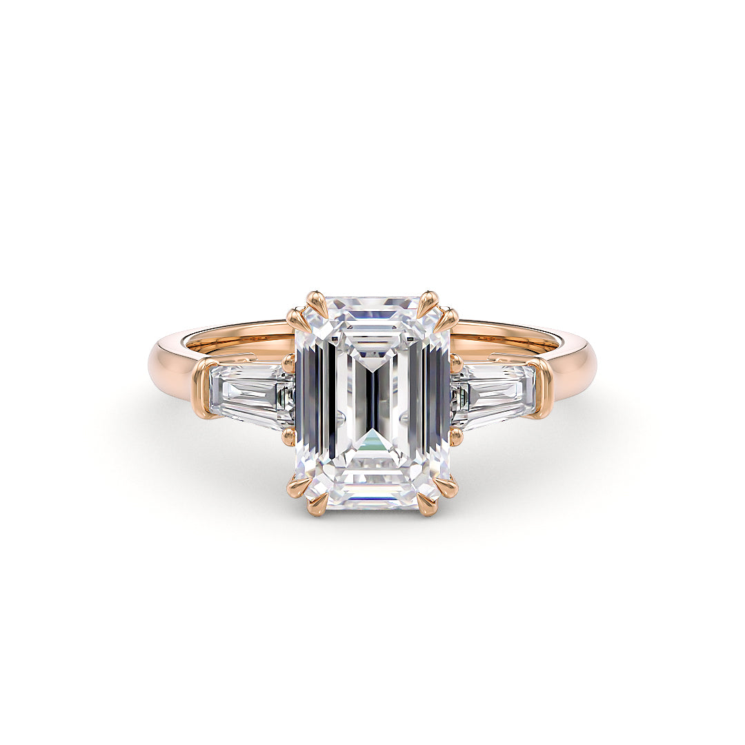 Victoria Verlobungsring in Roségold von Stellini Diamonds mit 2,50 Karat Labordiamant und IGI-Zertifikat.