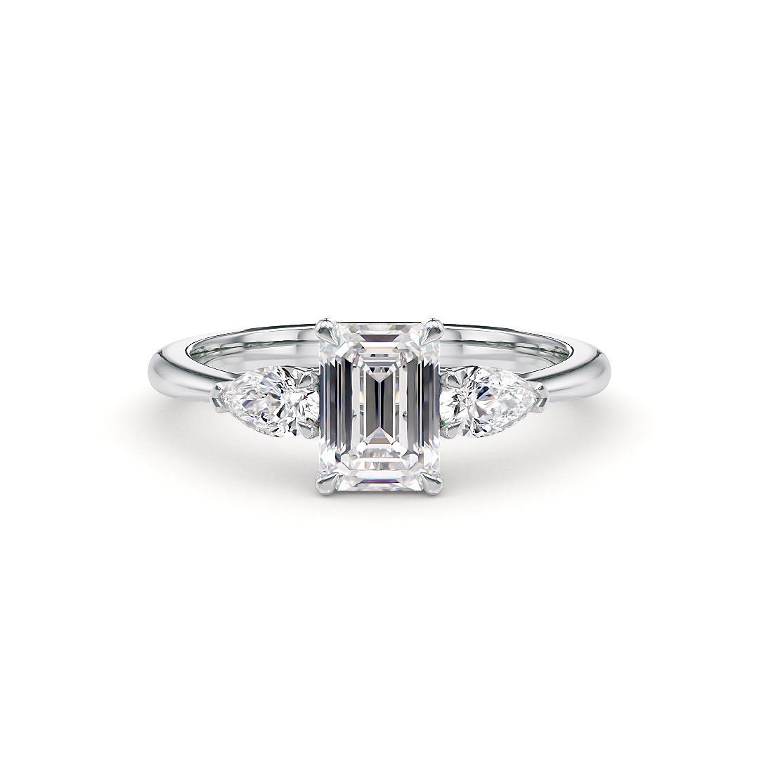 Elisa Verlobungsring aus Platin mit Labordiamant (2,22 Karat) und IGI-Zertifikat von Stellini Diamonds.