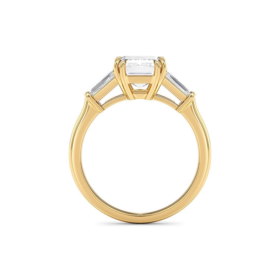 Stellini Diamonds Victoria Verlobungsring in Gelbgold mit Labordiamant, 2,50 Karat, mit IGI-Zertifikat, elegante Schmuckkreation