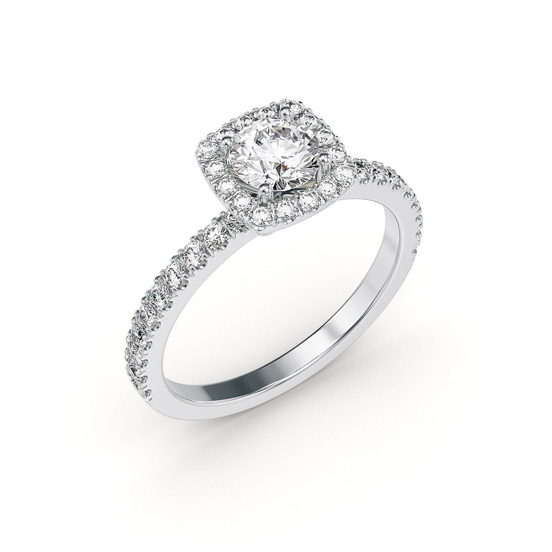 Isabella engagement ring white gold - Stellini Diamonds