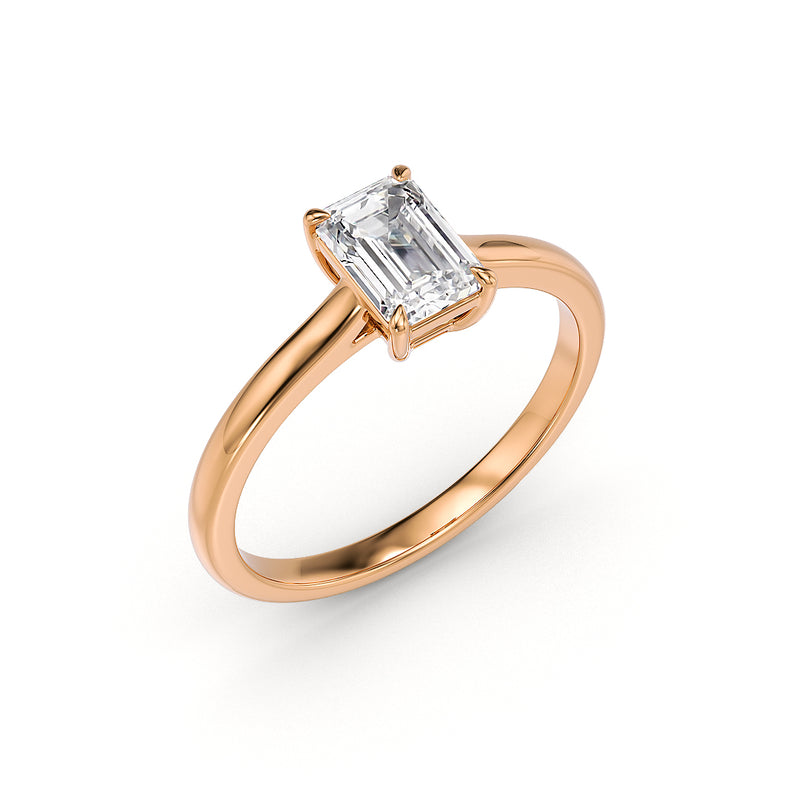 Grazia engagement ring rose gold - Stellini Diamonds