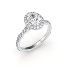 Anello di fidanzamento Ava in oro bianco 18 carati - Stellini Diamonds