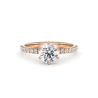 Positano engagement ring rose gold - Stellini Diamonds