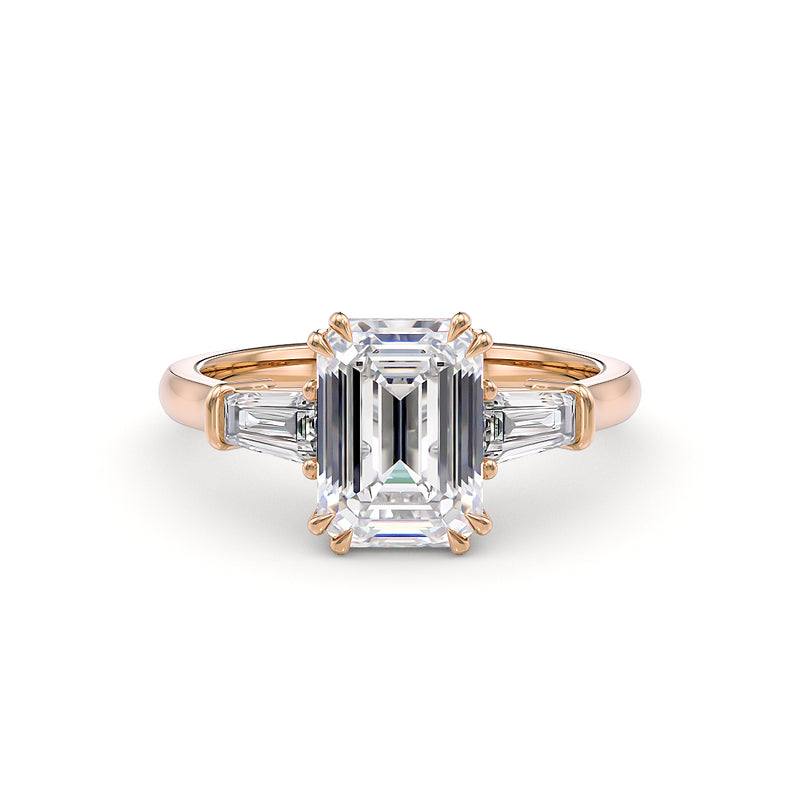 Victoria engagement ring rose gold - Stellini Diamonds