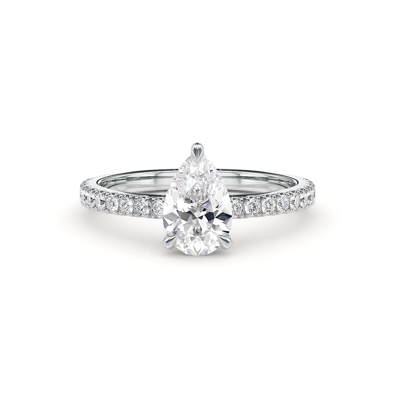 Estelle engagement ring white gold - Stellini Diamonds