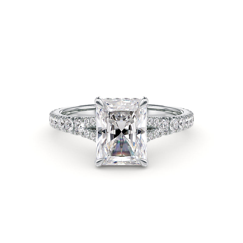Eleonore engagement ring white gold - Stellini Diamonds