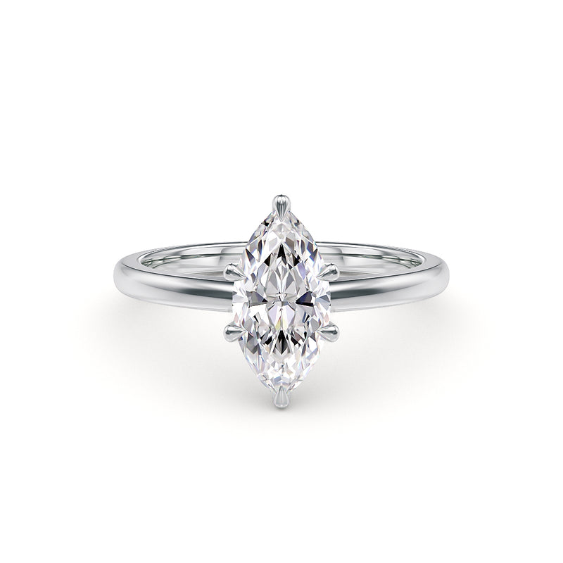 Gianna engagement ring white gold - Stellini Diamonds