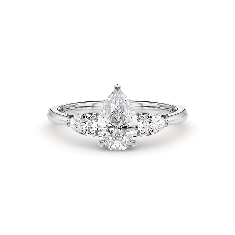 Maria engagement ring white gold - Stellini Diamonds