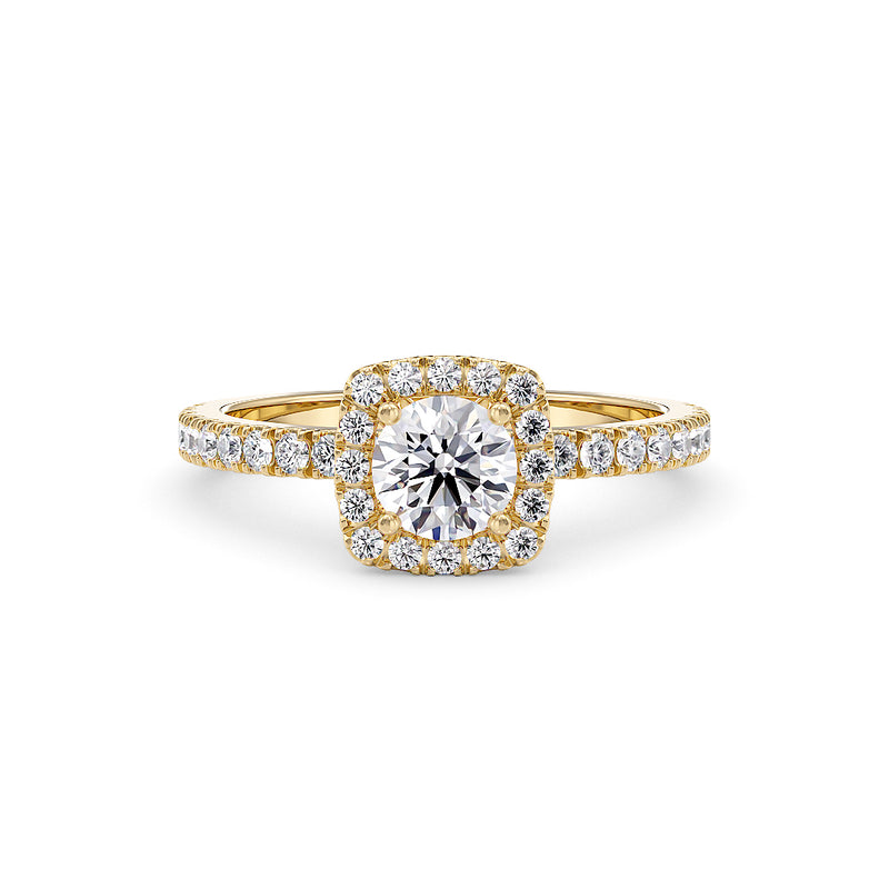 Isabella engagement ring yellow gold - Stellini Diamonds