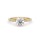 Positano engagement ring yellow gold - Stellini Diamonds