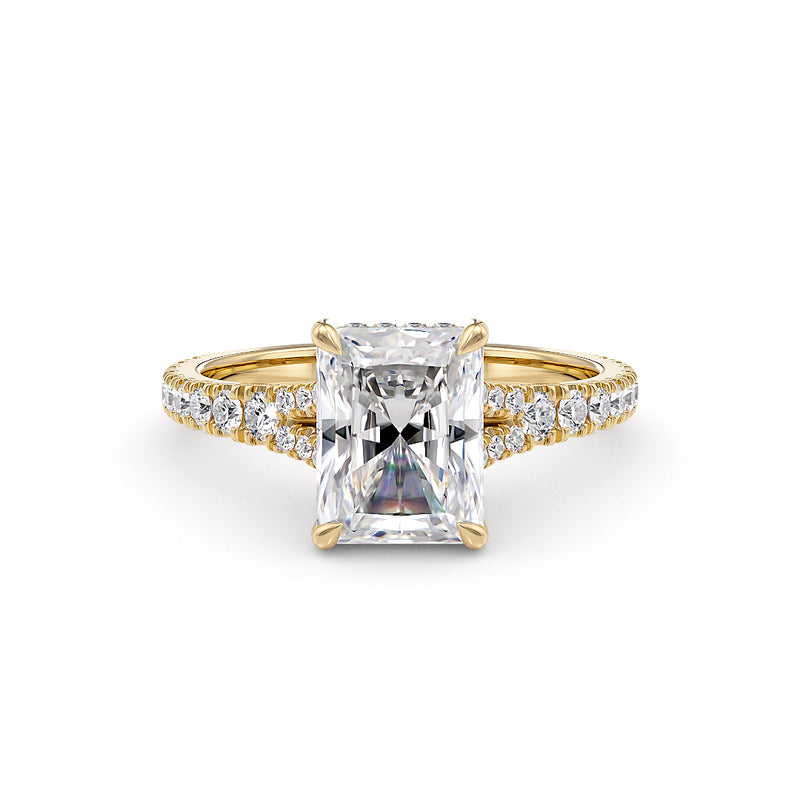 Eleonore engagement ring yellow gold - Stellini Diamonds