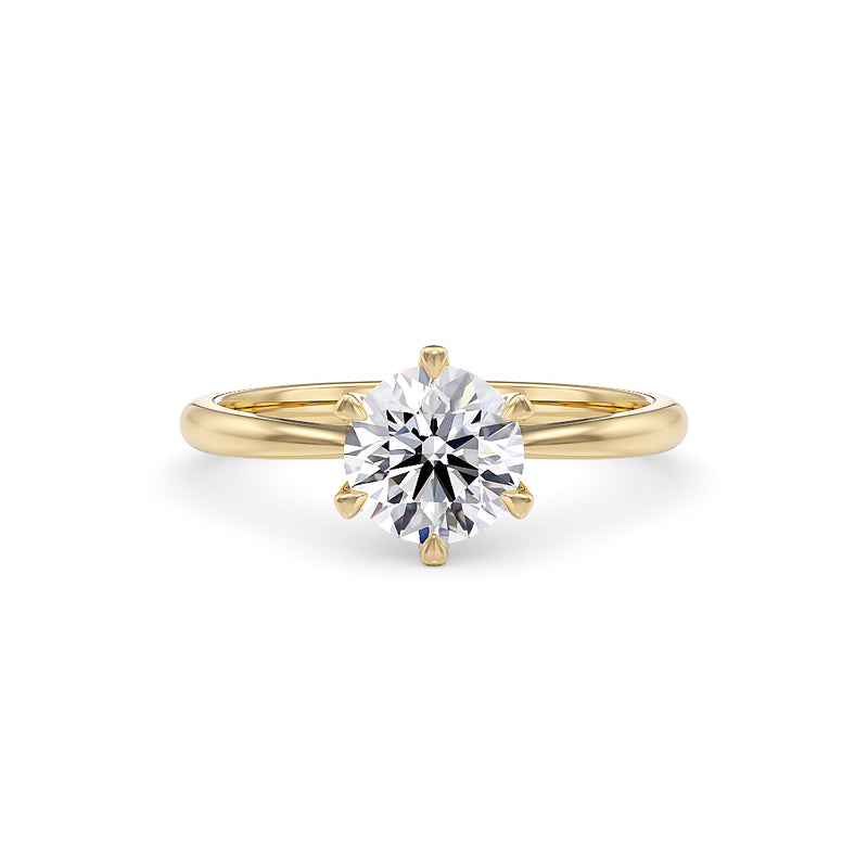 Bella engagement ring yellow gold - Stellini Diamonds