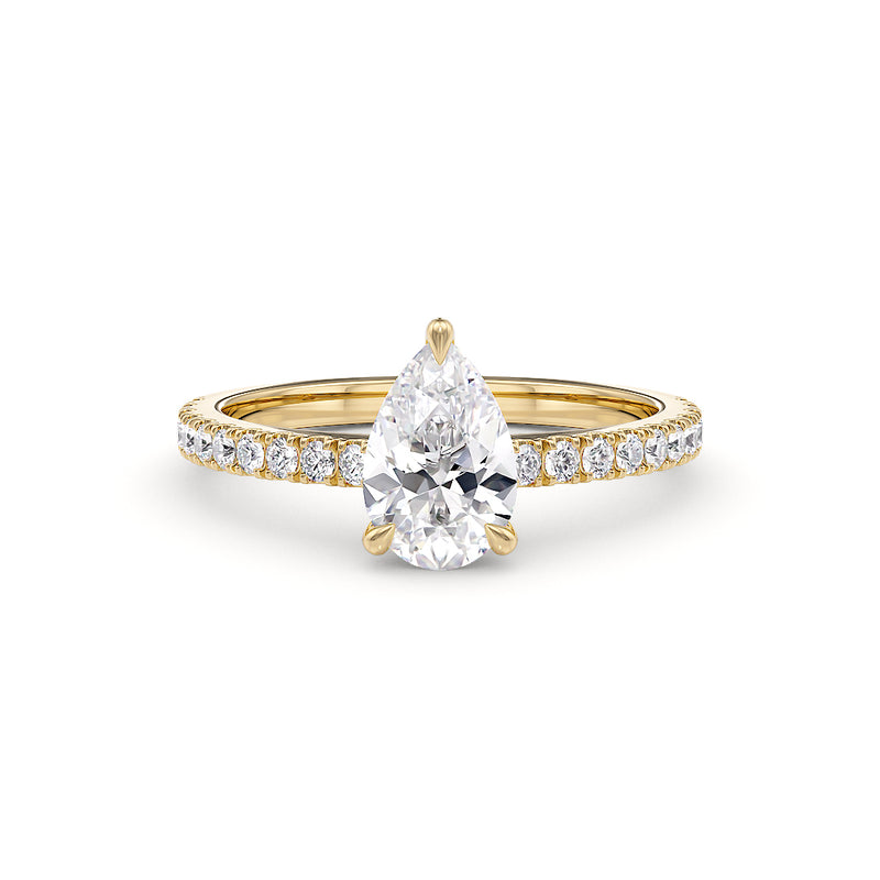 Estelle engagement ring yellow gold - Stellini Diamonds