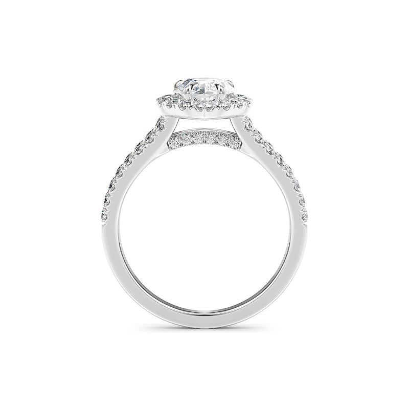 Mirabella engagement ring white gold - Stellini Diamonds