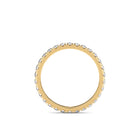 Anello eternità in oro giallo 2,10 mm - Stellini Diamonds