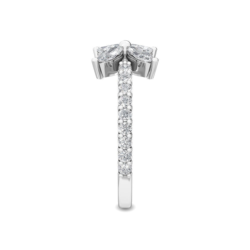 Flower Ring 0.84 Karat - Stellini Diamonds