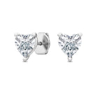 Heart diamond earrings - Stellini Diamonds
