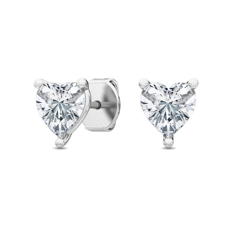 Heart diamond earrings - Stellini Diamonds