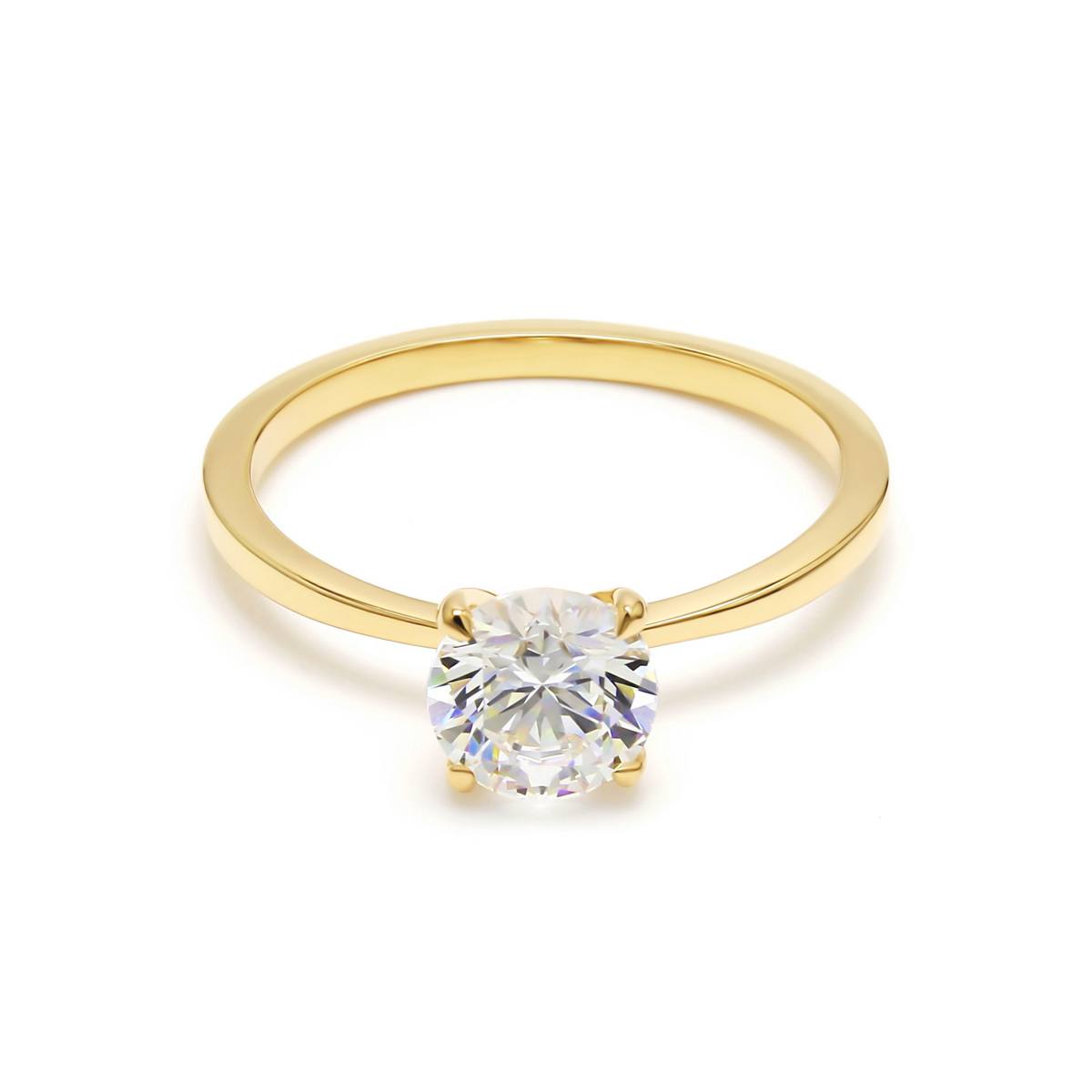 Round Solitaire Verlobungsring 1.00 Karat - Stellini Diamonds