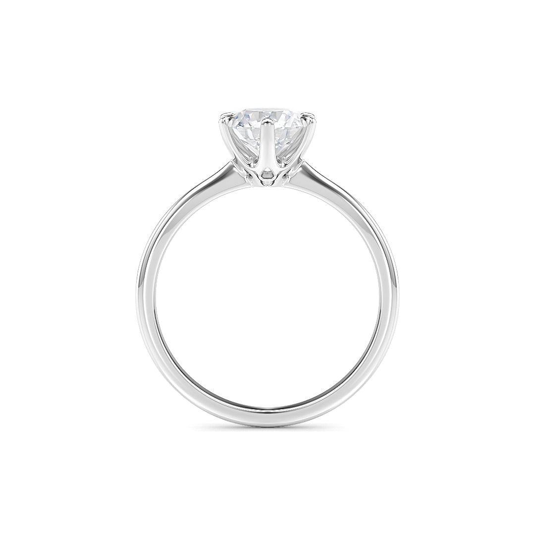 Stellini Diamonds Bella Verlobungsring aus Weißgold mit 0,50 Karat Labordiamant und IGI-Zertifikat, elegante Schmuckkreation
