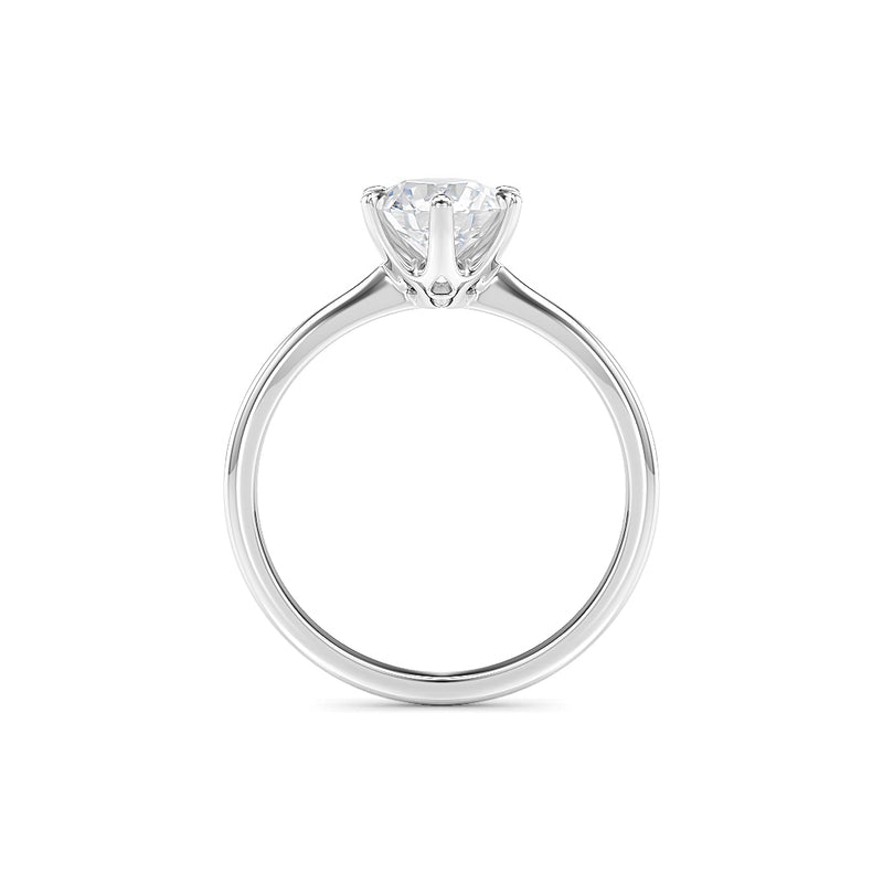 Stellini Diamonds Bella Verlobungsring in Weißgold mit 0,50 Karat Labordiamant und IGI-Zertifikat, elegante Schmuckaufnahme