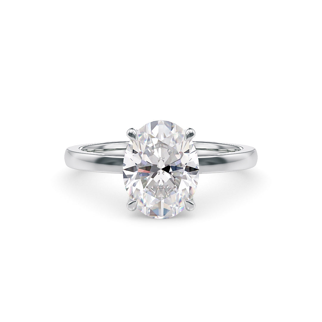 Stellini Diamonds Sofia Verlobungsring aus Weißgold mit 1,00 Karat Labordiamant und IGI-Zertifikat, eleganter Verlobungsring.