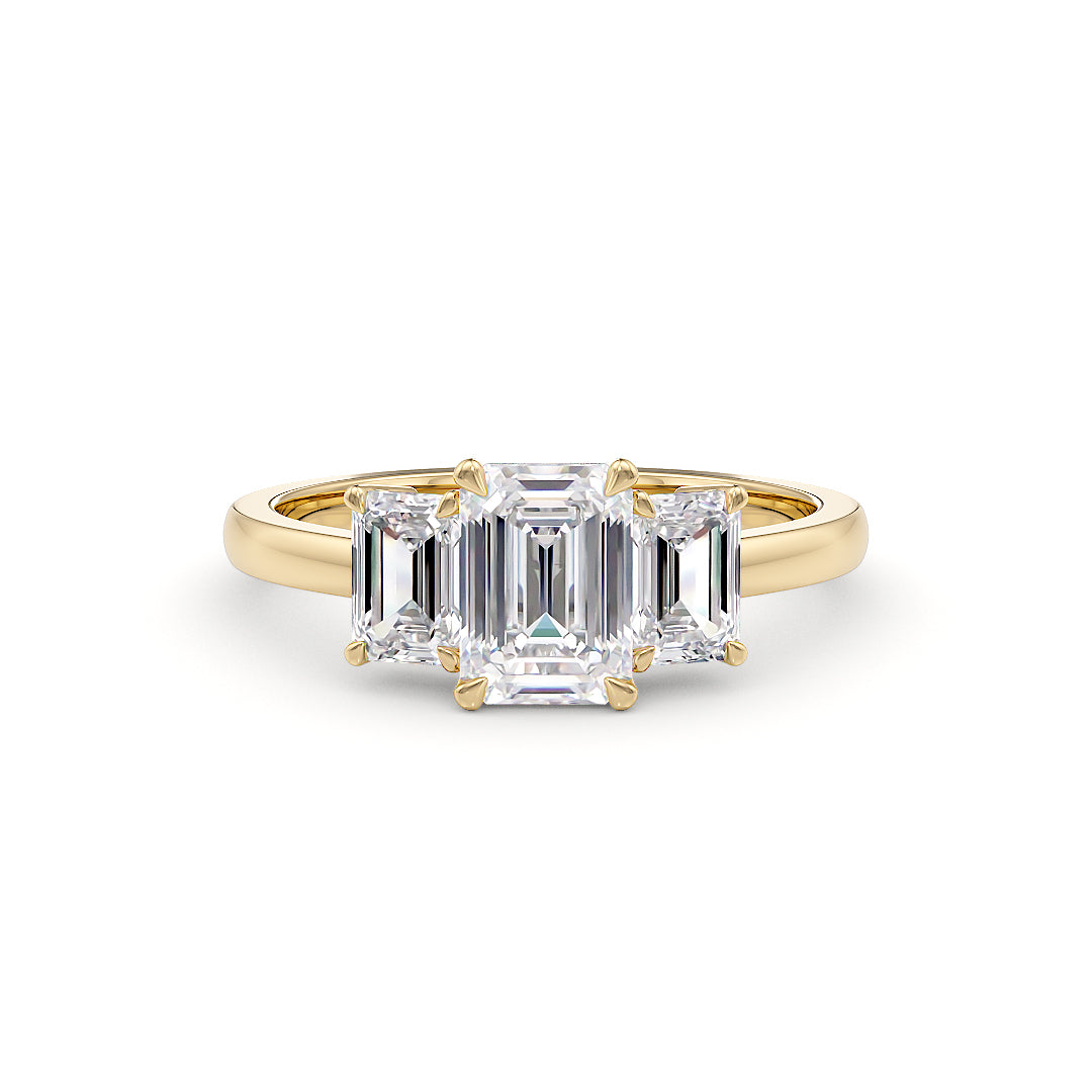 Stellini Diamonds Amore Verlobungsring aus 18k Gelbgold mit 2,20 Karat Labordiamant und IGI-Zertifikat.
