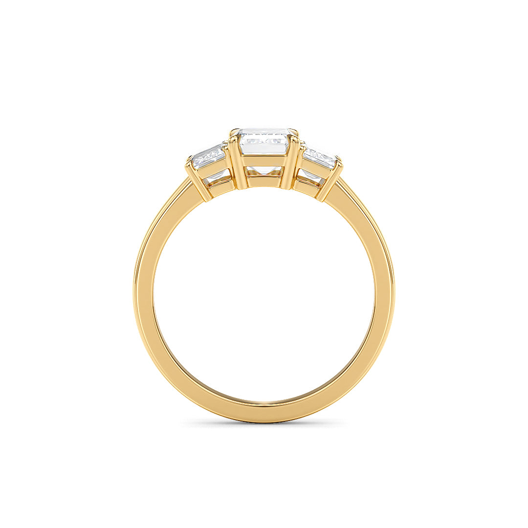 Stellini Diamonds Amore Verlobungsring in Gelbgold mit 2,20 Karat Labordiamant und IGI-Zertifikat, elegantes Schmuckstück