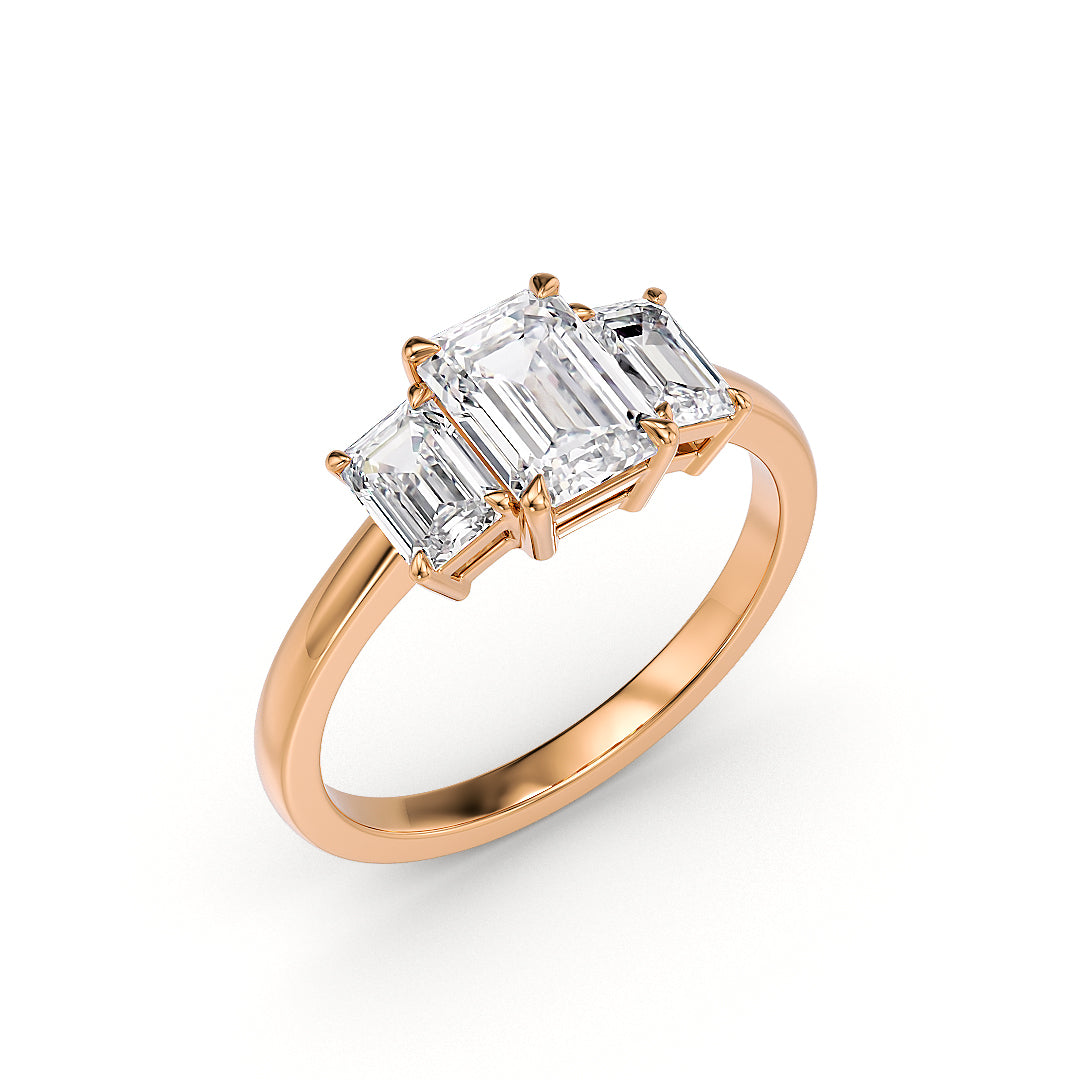 Stellini Diamonds Amore Verlobungsring in Roségold mit 2,20 Karat Labordiamant und IGI-Zertifikat, eleganter Ehering.