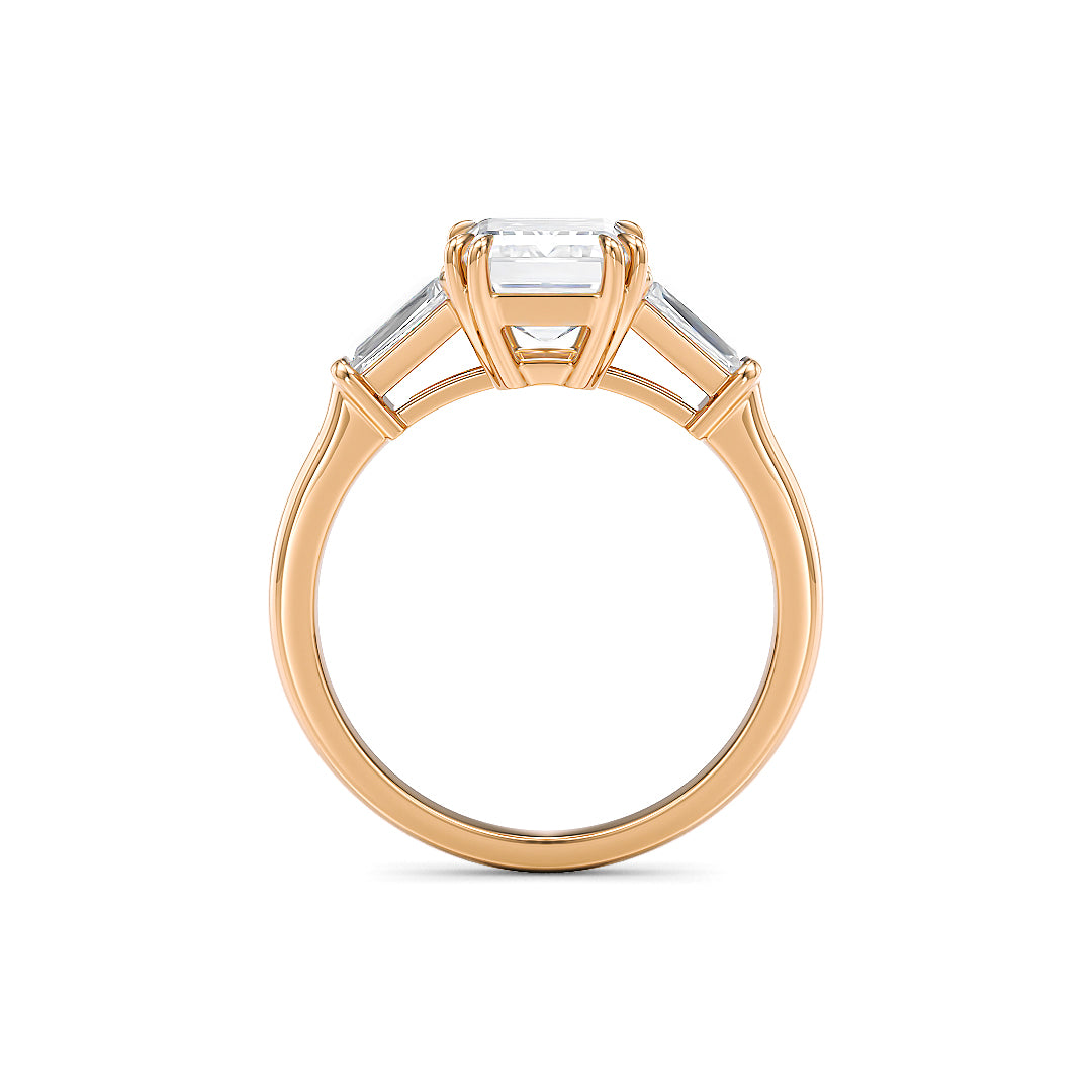 Victoria Verlobungsring aus Roségold mit 2,50 Karat Labordiamanten und IGI-Zertifikat von Stellini Diamonds.