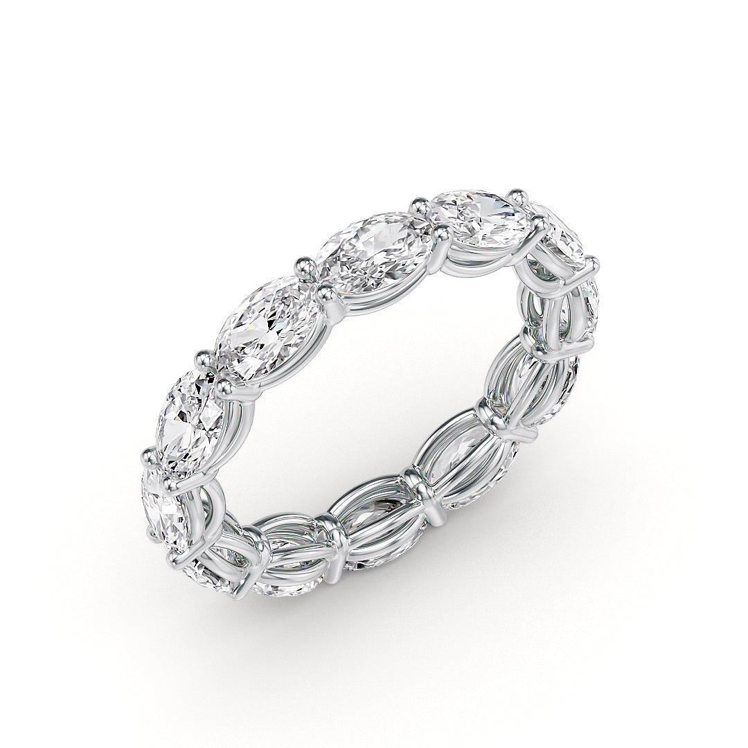 Stellini Diamonds Stella Ring aus Weißgold mit 3,00 Karat Labordiamanten und IGI-Zertifikat, eleganter Schmuckring.