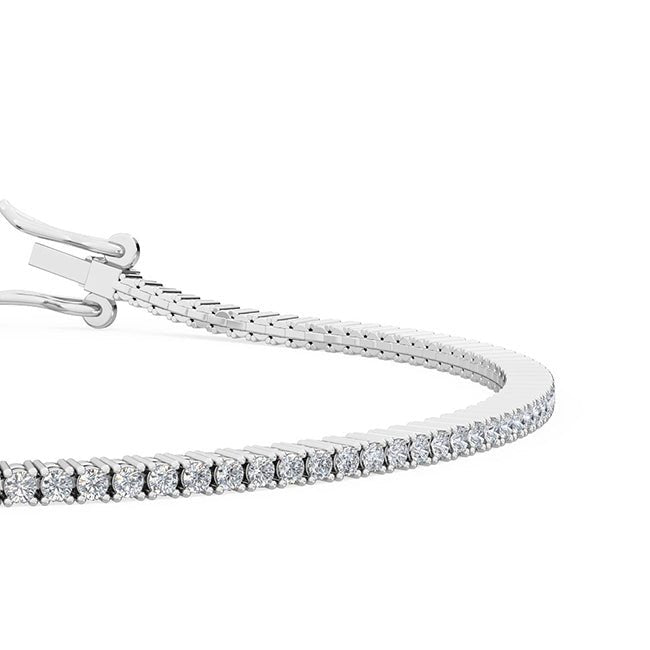 Stellini Diamonds Tennisarmband aus 1,9 mm breitem Band mit 1 Karat Diamanten, elegantes Schmuckstück für Damen