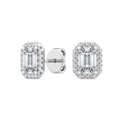Stellini Diamonds Hallo Emerald Ohrringe mit grünen Smaragd-Designs und funkelnden Edelsteinen, elegante Damenohrschmuck.
